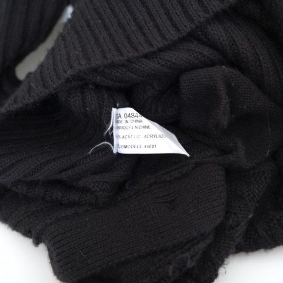 Jessica Long Black Cardigan w/ Buttons & Strap - Picture 7 of 8